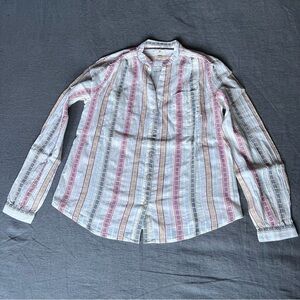 Johnny Cotton Long Sleeve Embroidered Shirt